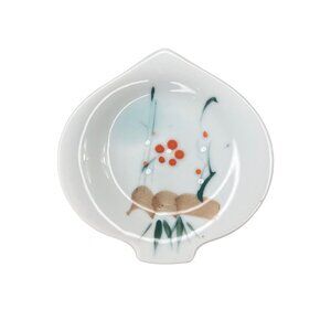 Vintage Japan Hand Painted Ceramic Card Suit Dish Spade